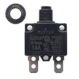 KUOYUH 14A 88 Series Circuit Breaker 125/250VAC 50/60Hz Push-to-Reset (14A)