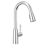 Lava Odoro Chrome Kitchen Faucet with Pull Down Sprayer, Modern Kitchen Sink Faucet with Magnetic Docking Spray 2-Function, Single Handle Faucet for Kitchen Sink 1 Hole and 3 Hole, KF241-C