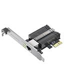 BrosTrend 5Gb PCIe Network Card, PCIe Ethernet Card with Extra Low-Profile, PCI Express Network Adapter for PC Windows 11/10 & Windows Server 2022 ONLY, PCI-e to 5 Gigabit NIC Lifetime Protection