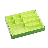 Token Silo Convertible | Store & Organize Board Game Tokens | 9 Removable Trays in 3 Different Sizes | Stackable | Convenient Space-Saving Design | Lime Green Color | Made by Gamegenic (GGS22004ML)