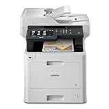 Brother Color Laser All-in-One Printer with Advanced Security, High-Speed 33ppm Printing, Wireless Network, 7 in Touchscreen, Duplex Print and Scan for Business (MFC-L8905CDW)