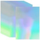 30 Sheets Holographic Cardstock, 8.5" x 11" Shiny Iridescent Mirror Paper Thick Card Stock Paper for Crafts, Card Making, Party Decoration, Scrapbook Supplies