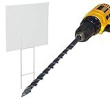 Keyfit Tools SignBit Wire Stake Sign Installation Tool for Custom Signs, Garage Sale, Campaign, for Sale, for Rent, Now Hiring, Open House, Help Wanted, Yard Signs, Lawn Signs up to 5/16 inch Wire