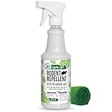 Mighty Mint Peppermint Oil Rodent Repellent Spray – Natural Indoor & Outdoor Control for Mice and Rats – Plant-Based, Extra-Strong Formula - 16 oz