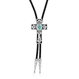 Montana Silversmiths Western Lifestyle Bolo Tie (Everlasting Faith Cross)