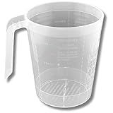 Swimables DE Pool Filter Powder Scoop Compatible with All DE Filters | DE Pool Scoop with EZ Transparent Design | Large Scooper Measures All Chemicals | DE Scoop 1 Pound