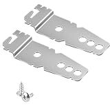 2pcs Dishwasher Mounting Bracket for, Under Counter Dishwasher Clips Universal 8269145 Dishwasher Bracket for Granite Countertop with Screws Compatible with GE Samsung