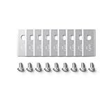 eufy Official Accessories: Replacement Blades Box with 3*(9 Lawn Mower Blades and 9 Screws), Compatible Robot Lawn Mower E15&E18