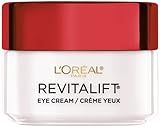 L'Oreal Paris Skincare Revitalift Anti-Wrinkle and Firming Eye Cream with Pro Retinol, Treatment to Reduce Dark Circles, Fragrance Free, 0.5 oz.