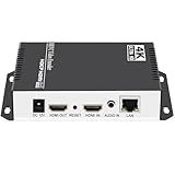 H265 H264 4K HDMI Video Streaming Encoder IPTV with RTSP RTMPS HLS M3U8 UDP SRT ONVIF, HD HDMI to IP Live Broadcast Streamer Hardware for YouTube Facebook and Other Servers