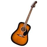 Fender California Debut Redondo Series Acoustic Guitar, Beginner Guitar, 2-Year Warranty, 2-Tone Sunburst