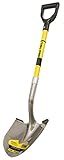 Truper 31200 Tru Pro 29-Inch Round Point Shovel with Fiberglass D-Handle
