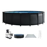 INTEX Ultra XTR 18ft x 52in Round Above Ground Swimming Pool Set w/Pump
