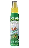 Badger Bug Spray, Family Friendly All Natural Mosquito Repellent w/Organic Essential Oils, Great Smelling Citronella Spray, Effective for 3 Hours, Deet-Free Vegan Plant Based Insect Repellent 4 fl oz