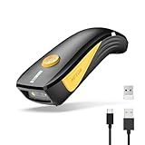 NETUM CS7501 QR Code Scanner – Upgraded Bluetooth Barcode Scanner, Mini Portable 1D & 2D Barcode Reader for Inventory Management, Cordless Image Scanner for Tablets, Android, iOS, PC, and POS Systems