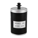 24V 150W Electric Scooter Motor with 9 Tooth 25H Chain Sprocket MY6812 Electric Brushed Motor 2750RPM High Speed Small Brush DC Motor for Razor Scooter E100 Electric Dirt Bike MX125 Motor Replacement