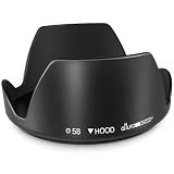 Altura Photo 58mm Camera Lens Hood Photography Accessories for Canon Rebel