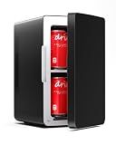 Electactic Mini Fridge, 6L/8Can Portable Small Refrigerator for Bedroom