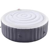 4.5 Ft Inflatable Hot Tub Cover - Energy Saving Lid for Round Hot Tub