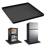 Mini Fridge Silicone Mat with Raised Edge, 23.6''x19.7'' Under Refrigerator Mat, Mini Fridge Drip Pan Prevent Water Leakage and Floor Damage, Leakproof Mat for Under Small Fridge Refrigerator Freezer