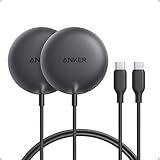 Anker Zolo Magnetic Wireless Charger, 2-Pack Qi2 Certified 15W MagSafe-Compatible Wireless Charging Pad, for iPhone 17/16/15/14/13 Series, AirPods, and More (Not for Pixel, Adapter Not Included)