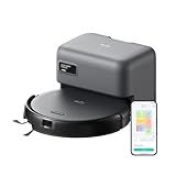 eufy C10 Robot Vacuum Self Emptying, 8 Weeks Hands Free, Advanced Smart Mapping with LiDAR Navigation, 2.85-Inch Slim Design, Powerful Suction, Edge Expansion Brush for Pet Hair, Carpet Detection