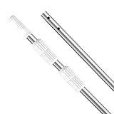 JYHJYH Pool Pole, Professional 12 FT Thicken Pool Pole Telescopic, Pool Cleaning Pole, Adjustable 3 Piece Telescopic Pole, Swimming Pool Cleaning Pole, Strong Lock & Grip