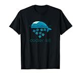 Dumbassman Docker, Linux, DevOps T-Shirt - Black, Small, Unisex-Adults, Unisex-Kids, Short Sleeve, Classic Fit, Cotton, Polyester
