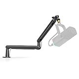 FIFINE Microphone Boom Arm, Low Profile Adjustable Stick Microphone Arm Stand with Desk Mount Clamp, Screw Adapter, Cable Management, for Podcast Streaming Gaming Studio-BM88