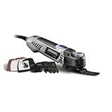 Dremel Multi-Max MM50-02 5 Amp Variable Speed Corded Oscillating Multi Tool Kit with 16 Accessories and Storage Bag - Ideal for Metal & Wood Cutting, Sanding, and Box Cutouts