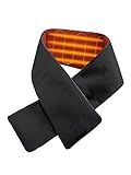 ORORO Heated Scarf with Battery, Up to 12 Hours of Warmth, Rechargeable Heated Neck Warmer (Charger Not Included) (Grey)
