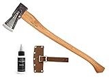 1844 Helko Werk Germany Traditional Spaltaxt - German Splitting Axe, Made in Germany Wood Splitter and Wood Splitting Axe Midsize Medium Splitting Axe - Head 4.5 lbs, Handle 28 in. (Spaltaxt) #13582