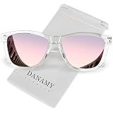 DANAMY Sunglasses Womens Polarized Sunglasses for Women Men UV Protection