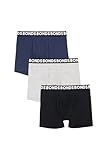 Bonds Men's Underwear Boxer Briefs Pack, Everyday Men's Boxer Briefs, Mid-Length, Cotton-Blend Underwear, 3-Pack