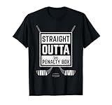 Ice Hockey Straight Outta Penalty Box Funny Men Boys Kids T-Shirt