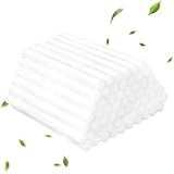 60PCS Humidifier Stick Filter Refill 4 Inch – Universal Cotton Replacement Wicks, Rapid Absorption Fits Mini Portable USB Cool Mist Diffusers, Car Travel Humidifiers, Home Bedroom Office Use