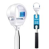 CHAMPKEY Upgraded Auto-Locking Golf Ball Retriever Performance Version - Thicken Telescopic Shaft Golf Ball Picker - High Durability and Stability Golf Retriever (12FT)