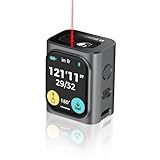 HOZO M-Cube Laser Measuring Tool,164ft/50m,±1/16 inch Accuracy,Rechargeable Modular Laser Measurement Tool for Area,Volume,Pythagorean,Big Number LCD Display | Bluetooth App,Small Laser Tape Measure