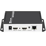 H265 H264 4K HDMI Video Streaming Encoder IPTV with RTSP RTMPS HLS M3U8 UDP SRT ONVIF, HD HDMI to IP Live Broadcast Streamer Hardware for YouTube Facebook and Other Servers