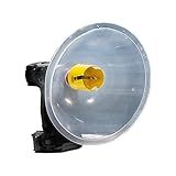 Rack-A-Tiers Driller's Dust Bowl - Hole Saw dust Bowl Installing recessed Lights, Works for All Hole saws, Flexible Drywall Dust Collector, Overhead Drilling dust Catcher (48000)