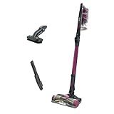 Shark IZ163H Pet Plus Cordless Stick Vacuum with Self-Cleaning Brushroll and HEPA Filter, Lightweight Deep Cleaning Vacuum for Carpet and Hard Floors, Folds for Easy Storage, 40-min Runtime, Raspberry