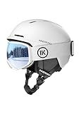 InnerKing Ski Helmet Set With Goggles for Adult, Sturdy PC Shell & Shock-Absorbing EPS Foam & Soft Lining, Snow Sports Glasses for Men Women