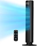 Levoit Tower Fan for Bedroom, 28ft/s Fans that Blow Cold Air, 28dB Quiet