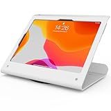 Beelta Tablet POS Stand - Heavy Duty Steel Kiosk Stand with 360° Swivel Base Anti-Theft Compatible with 10.9" iPad 10th, Pro 11" 1 2 3 4, Air 4 5, Air 11", iPad 11"(A16) - BSC102WA