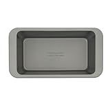 KitchenAid Nonstick Swiss Engineered Aluminized Steel Loaf Pan, Dishwasher Safe, 9 x 5 Inch, Contour Silver