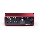 Focusrite Scarlett Solo 4th Gen USB Audio Interface, for the Guitarist, Vocalist, or Producer — High-Fidelity, Studio Quality Recording, and All the Software You Need to Record