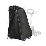 Aacabo Caddy Cover,Robotic Pool Cleaner Cover, Outdoor Waterproof Caddy Cover,Fits Most Brands Robotic Pool Cleaner-Black