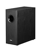 Edifier T5s Powered Active Subwoofer with 70W RMS, 8" Long-Throw Woofer, Deep Bass (35Hz) Speaker, Built-in Amp, Low Distortion, Phase Selector & Energy-Efficient for Home & Studio Audio, Black