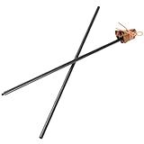 Art Mahl Stick for Steadying Painter Hand, 32 2/3 inches Aluminum Rod with Artificial Leather, Artists Painting Hand Rest Tool for Art Students, Freelance Artists,Illustrators and Mural Creators