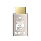 BKFK 4K 120Hz HDMI 2.1-Compatible Dummy Plug, Headless Ghost Display Emulator Adapter for GPU, Remote Desktop, Servers, Cloud Gaming, VR Testing 3840x2160@120HZ,1440P@120HZ,1080P@120HZ(SDR)